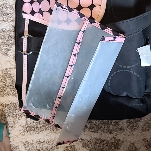 2 for $50 - Carter's Girls Black & Pink Diaper Bag - Picture 5 of 7